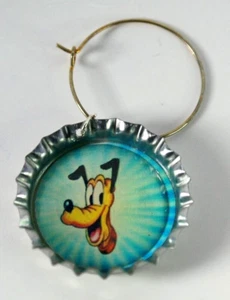 Disneys Pluto, Kronkorken am Schlüsselanhänger - Bild 1 von 2