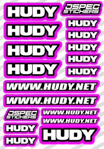 HUDY SETUP TOOL STICKER RC CAR STICKER DECAL BODY CUSTOM EP DRIFT REMOTE MODEL - Picture 1 of 18