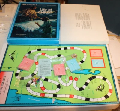 Juego de Mesa Vida de Cristo Número 2 Viajes Bíblicos 1964 De Colección 100% Completo RARO Foto 1 de 4