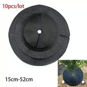 10pcs Tree Protection Weed Mats Plant Cover Control Mulch Ring Barrier no woven - Picture 1 of 6