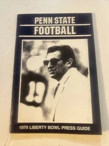 1979 Penn State Football Press Guide - Liberty Bowl… Excellent Condition - Picture 1 of 6