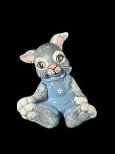 Vintage Scioto Ceramic Shelf Sitter Bunny - Picture 1 of 12