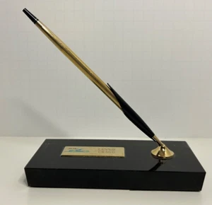 Rare SEA RAY BOATS / CROSS 10kt g.f. pen Desk Set Brass Plaque Salesman's Gift - Bild 1 von 8