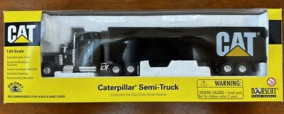 Norscot Caterpillar Peterbilt Conventional w/Sleeper & 53 Ft. Dry Van (#55054) - Image 1 of 4