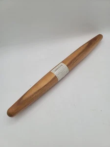 Southern Living 18" French Rolling Pin Acacia Wood Baking Dough Pizza Cookie - Picture 1 of 4