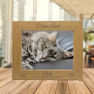 Cat Memorial Photo Frame Keepsake | Personalised Cat Memorial Photo Frame - Picture 1 of 2