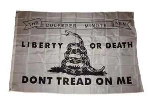4x6 Gadsden Culpeper Culpepper Liberty Don't Tread Flagge 4'x6' Fuß Banner Ösen - Bild 1 von 5