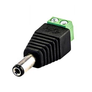 2.1x5.5mm DC Power Screw Terminal Male Plug Connector Adapter CCTV Camera Cable - Picture 1 of 2