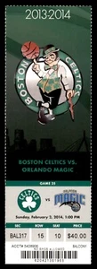 Boston Celtics vs. Orlando Magic February 2, 2014 Ticket Stub - Picture 1 of 2