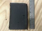 Antique 1900s Thomas Nelson & Sons HOLY BIBLE Black Leather Old New Testaments 