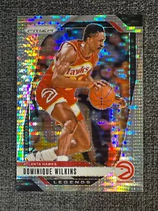 Dominique Wilkins 2024-25 Panini Prizm Basketball Silver Pulsar Refractor #282 - Picture 1 of 2