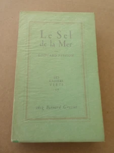Edouard PEISSON. Le Sel de la Mer. Autographe à Hervé Bazin + E.O + S.Presse - Picture 1 of 17