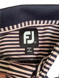 Footjoy Poloshirt Herren Größe L Blau/Rosa Pullover Kurzarm Kragen - Bild 1 von 4