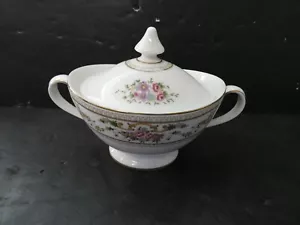 ROYAL DOULTON CHINA ALTON COVERED SUGAR BOWL - Picture 1 of 3