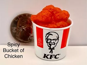 KFC RARE BUCKET OF SPICY CHICKEN Zuru 5 Surprise KFC Mini Brands - Picture 1 of 3