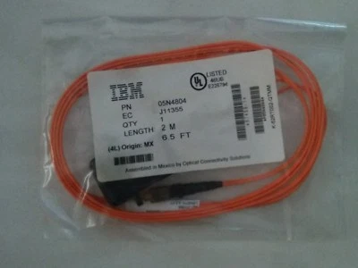 4 pcs Short wave length IBM Escon MTRJ/ Duplex fibre cable - Multi Mode 2 meter  - Image 1 of 2