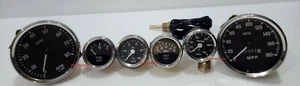 Smiths-52mm-Kit- Temp-Oil Fuel Volt Gauge mph Speedometer Tachometer-Replica - Picture 1 of 5