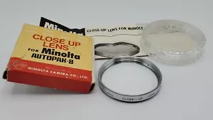 Minolta 0.5-0.4m Close Up 49mm Screw-In Lens Filter for Autopak-8 Movie Camera - Picture 1 of 7