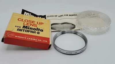 Minolta 0.5-0.4m Close Up 49mm Screw-In Lens Filter for Autopak-8 Movie Camera - Image 1 of 4
