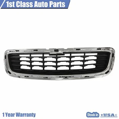 Front Lower Black W/ Chrome Trim Bumper Grille For 14-16 Chevrolet Trax 95235144 - Imagem 1 de 4