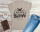 Anti Social Butterfly Ladies Fitted T Shirt Sizes Small-2XL