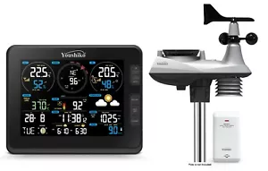 Weather Station WIFI Internet Wunderground Professional 7-in-1 Wireless Sensor - Picture 1 of 7