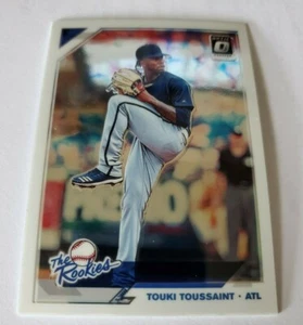2019 Donruss Optic The Rookies Touki Toussaint card # TR-9 Atlanta Braves - Picture 1 of 1