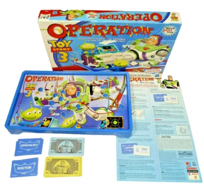 Juego de Operación - Toy Story 3 - Buzz Lightyear - Probado y Completo - Disney Pixar Foto 1 de 4