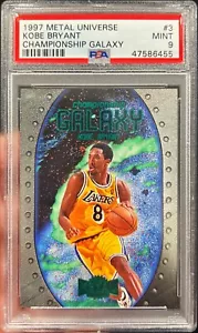 1997-98 Metal Universe Kobe Bryant Championship Galaxy SP Insert Card #3 PSA 9 - Picture 1 of 1