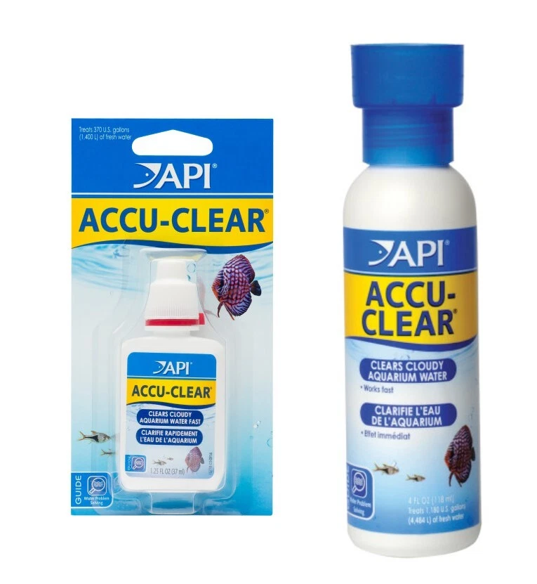 API Accu Clear Cloudy Water Clarifier Aquarium Conditioner Freshwater Fish Tank