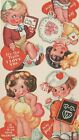 VTG 1940'S VALENTINES DAY CARD CUPIE GIRLS & BOYS "BE MY VALENTINE" UNUSED