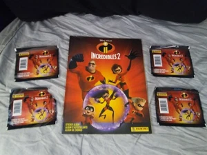Neu * Panini Disney Unglaubliche - 2 * Stickeralbum * mit (4) versiegelten Packungen!(7 pro Packung) - Bild 1 von 3