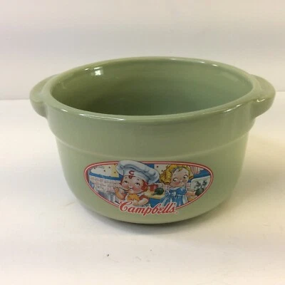 Adesivo de arte Campbells Soup Bowl 2006 verde jade colecionável por Houston Harvest - Imagem 1 de 4