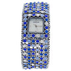 Mshmab Marilyn - Silver/blue Stainless Steel Bracelet Watch For Women - 1 Pc