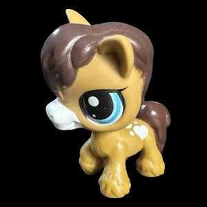 Littlest Pet Shop braunes PFERD rosa Herzen G7 #3 Hasbro LPS original - Bild 1 von 12