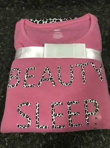 Mixit Womens Pajamas XLarge Tee Plush Pants Set Pink Retail $44 (7-TW-90) - Picture 1 of 5