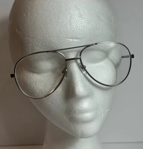 Vintage FosterGrant Oversized Aviator Silver 1.25 Reading Glasses Readers - Picture 1 of 14