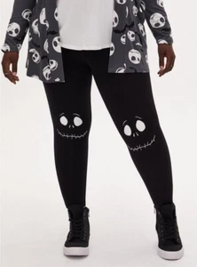 Leggings Torrid Disney NBC Pesadilla Antes de Navidad Jack Skellington Nuevos con Etiquetas 1X - Imagen 1 de 5