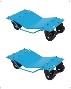 Car Dolly Set of 2, 4000LBS Capacity Wheel Dolly, Heavy Duty Car Tire Dolly W... - Picture 1 of 7