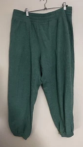 Colsie Lounge Hose Damen XL Gummibund verstellbare Bündchen grün gesprenkelt - Bild 1 von 4