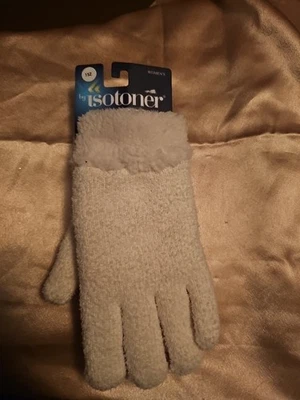 Guantes Isotoner para mujer estilo vintage guantes de vellón marfil talla única nuevos con etiquetas Foto 1 de 3