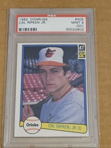 1982 Donruss Cal Ripken Jr PSA 9 (oc) Orioles HOF RC - Bild 1 von 2