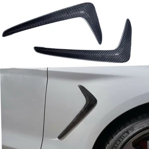 Replacement Carbon Fiber Side Air Fender Vents Scoop Trims for Genesis G70 18-21 - Foto 1 di 2