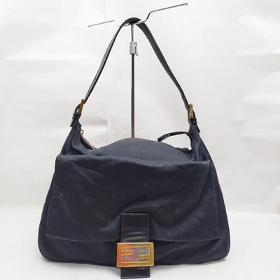 NO TARIFF Fendi Shoulder Bag Black Fabric 3288416 - Image 1 of 4