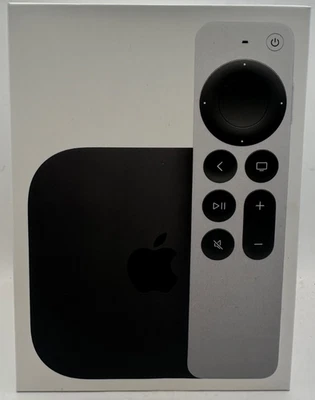 Apple TV 4K 3rd Gen 128GB Wi-Fi + Ethernet Media Streamer MN893LL/A - Image 1 of 4