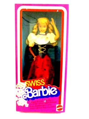 Mattel #7541 1983 Muñecas del Mundo Barbie "Suiza" Nuevo en Caja Foto 1 de 4