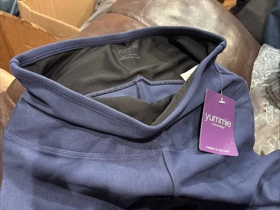 Leggings Yummie Azul Marino Talla Pequeña Estilo Yt2486 Nuevos Con Etiquetas Foto 1 de 4