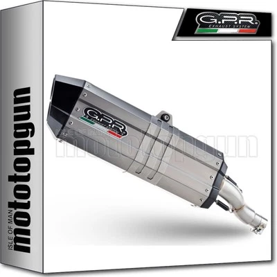 GPR EXHAUST HYPER SONIC STAINLESS STEEL BMW K 1200 S -R 2007 07 2008 08 — 第 1/2 张图片