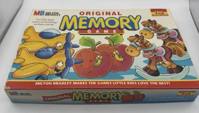 MILTON BRADLEY ORIGINAL MEMORY GAME COMPLETE INSTRUCTIONS 1996 - Image 1 of 4