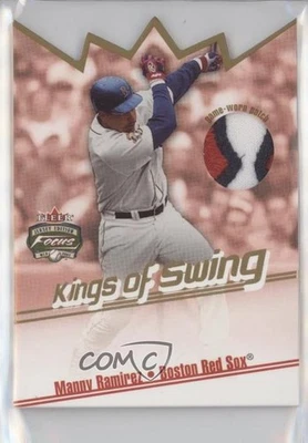 2002 Fleer Focus Jersey Edition Kings of Swing Patch /100 Manny Ramirez Patch - Image 1 of 2